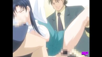 Hentai Pros - OL Nishizaki's Company Goes Bankrupt & The Employees Go Out With A Gangbang