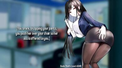 The Buttslut Secretary Can't Be This Lewd! (Anal ASMR)
