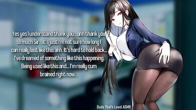 The Buttslut Secretary Can't Be This Lewd! (Anal ASMR)