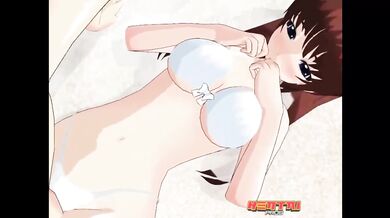 Hentai Pros - Cute Teen Isn't Shy About Letting Her Friends Watch As Her Guy Plays With Her Big Tits