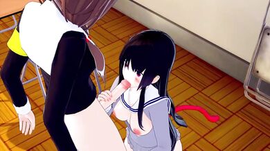 FUTA KAGUYA-SAMA: LOVE IS WAR MIKO X NORAGAMI IKI HIYORI 3D HENTAI
