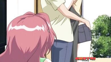 Hentai Pros - Two Sexy Girlfriends Share A Big Juicy Cock Together