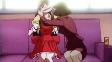 Anime shemale gets sucked