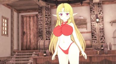 Interspecies Reviewers - Elf Elma gets penetrated by Futanari Elza