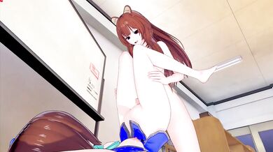 FUTA THE RISING OF THE SHIELD HERO RAPHTALIA X MY NEXT LIFE AS A VILLAINESS CATARINA CLAES (3D HENT