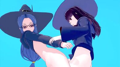 FUTA LITTLE WITCH ACADEMIA ATSUKO KAGARI X URSULA CALLISTIS 3D HENTAI