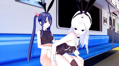 FUTA BUNNY GIRL FAIRY TAIL WENDY MARVELL X MIRAJANE STRAUSS 3D HENTAI