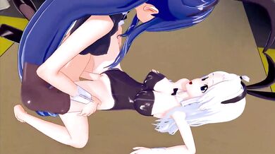FUTA BUNNY GIRL FAIRY TAIL WENDY MARVELL X MIRAJANE STRAUSS 3D HENTAI