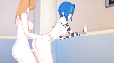 [DxD] Futa Irina x Xenovia(3d hentai)