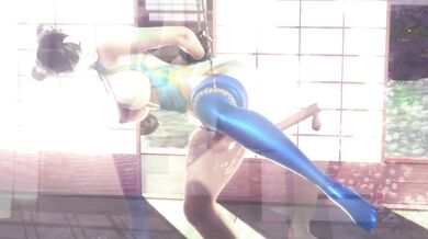 [STREET FIGHTER] Chun Li gets cock at hers dojo