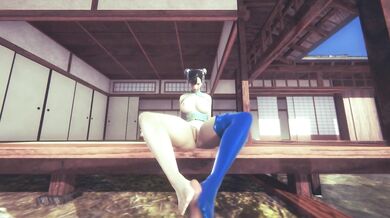 [STREET FIGHTER] Chun Li gets cock at hers dojo