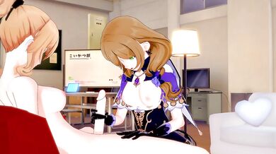 [Genshin Impact] Futanari Jean fuck Lisa(3d hentai)