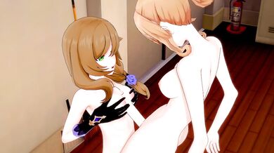 [Genshin Impact] Futanari Jean fuck Lisa(3d hentai)