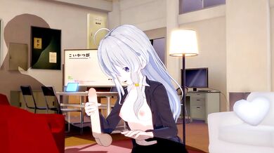 [majo no tabitabi] Elaina(3d hentai)