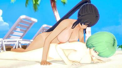 [Senran Kagura] Futa Homura x Hikage(3d hentai)