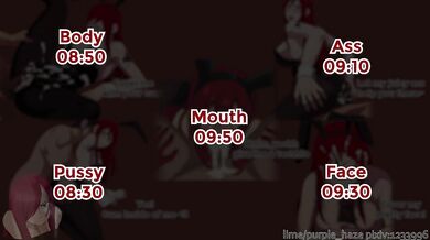 JOI Game - (Part 2) Fairy Tail Erza is ready for bed after a hot bath