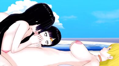 FUTA SAILOR VENUS X SAILOR MARS (3D HENTAI)