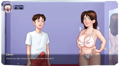 (P4) Summertime Saga | Debbie Cookie Jar Scenes... Stepmom Fantasy Escalates Fast