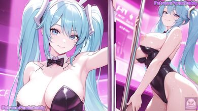 League Of Legends bunny suit hentai - big tits Sona Bunny Suit Blow Job for her boss hentai by PandaDaddy