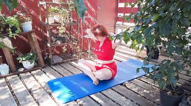 Garden Yoga & Raw Couple Sex Full Story Inside