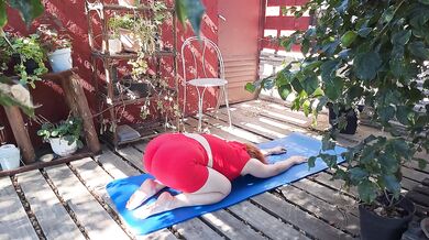 Garden Yoga & Raw Couple Sex Full Story Inside