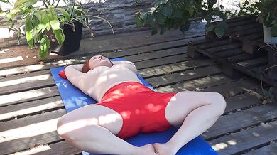 Garden Yoga & Raw Couple Sex Full Story Inside