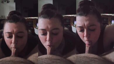 BBW loves to suck cock