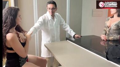 Me, Agatha Mama, and My Friend Luiza Ambiel of Fire - Neighbor Doctor Fucked Her With Everything! - Free