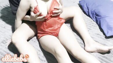 I Cum on my Beautiful Asian Teen on her Face