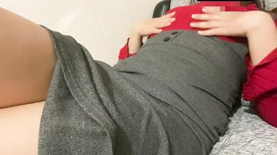 ぽっちゃりの巨乳輪女が1人でオナっちゃった。