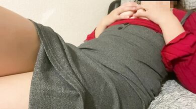 ぽっちゃりの巨乳輪女が1人でオナっちゃった。