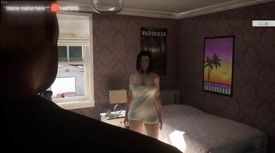 Secret masturbation of a stepsister while her stepfather is not at home on his couch. part 2