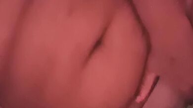 Touching my big breasts