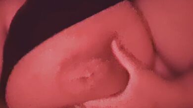 Touching my big breasts