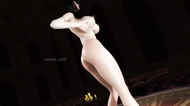 Fair-skinned Shao Ji dance seductive