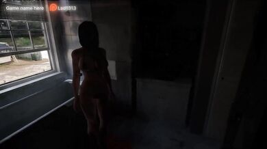 The stepfather caught his stepdaughter naked and got excited