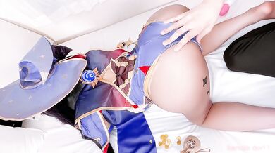 リアルカップル個人撮影【カノジョドリ！】コスプレエッチ動画原神 モナ