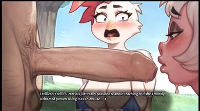 My Pig Princess 0.8 [ SEX POSITIVE Hentai Game ] Ep.33 Girlfriend is SHARING my COCK withe her TEACHER !