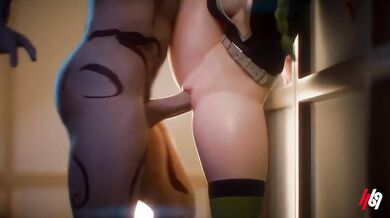 demon slayer kimetsu no yaiba Character kanroji mitsuri mitsuri kanroji Artist h69verse lehornysfx lehornysfx3d r2 studio