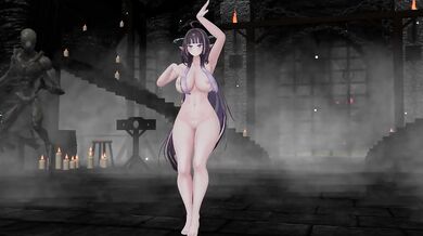 ‘Crazy’ Nude Dance | Elf VTuber Hentai MMD