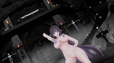 ‘Crazy’ Nude Dance | Elf VTuber Hentai MMD