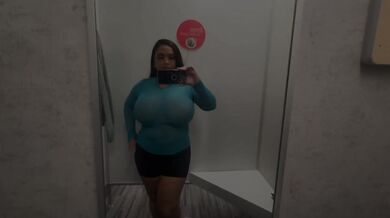 Changing Room Try on Transparent Teal Top