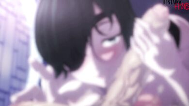 Hentai Denji and Guanxi fuck at her house after a cafe. Then Power lets him touch more than just his boobs.