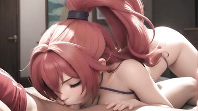 AI Generated - Cute Girl Energetic Session