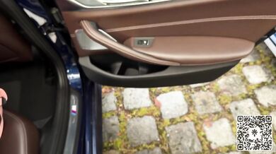 Public Parking Lot Handjob Next to Stranger and Bus Cum Finish