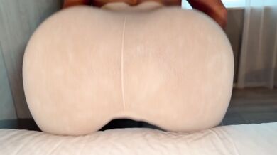 Naughty Asian humping my cock with Her Big Round Ass makes me cumshot