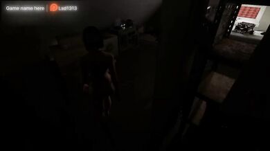 Kira made a hole in the wall with her holes. Hentai Game Animation 3D
