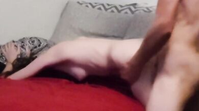 Hardcore doggystyle fucking tight pussy