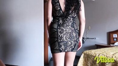 My girlfriend puts on her dress just so I can fuck her while she's wearing it