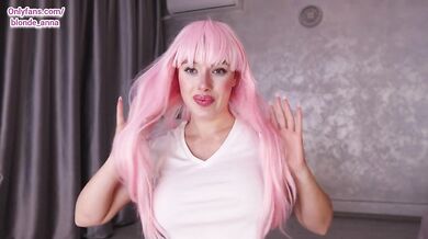 Blowjob eat sperm after Wig collection
